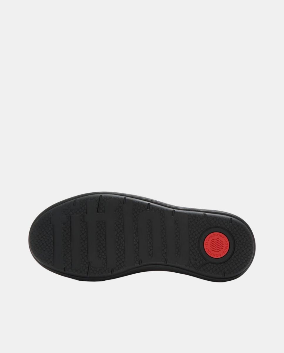 Mocassins Iqushion Comff em Pele com Borlas Preto-5