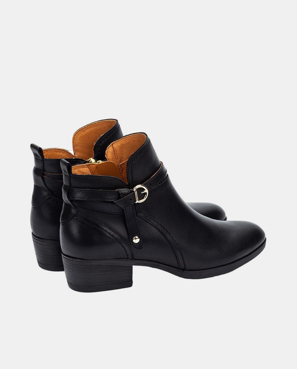 Botins em Pele - Castanho Preto-3