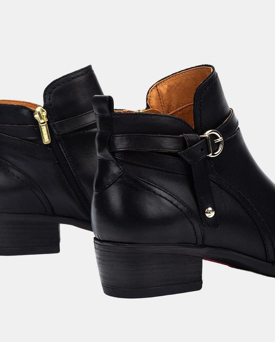 Botins em Pele - Castanho Preto-4