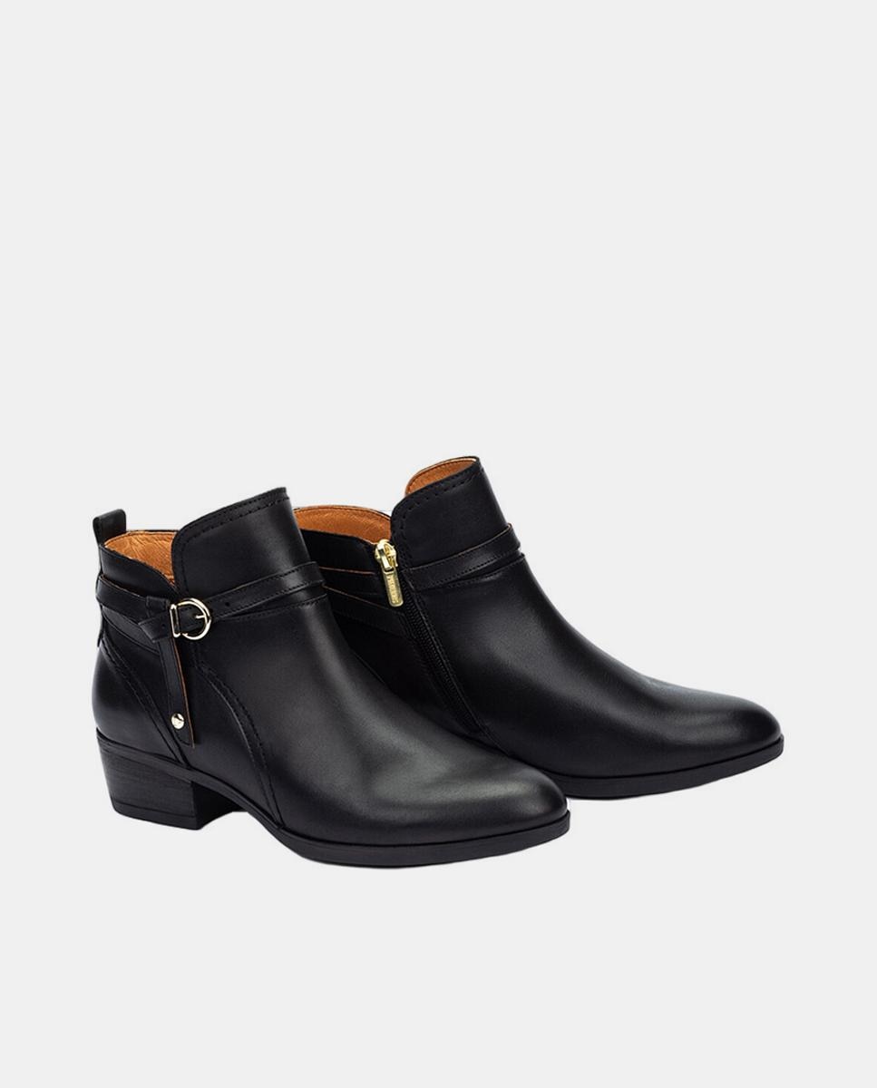 Botins em Pele - Castanho Preto-5