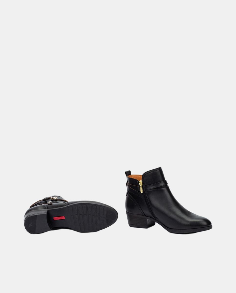 Botins em Pele - Castanho Preto-7