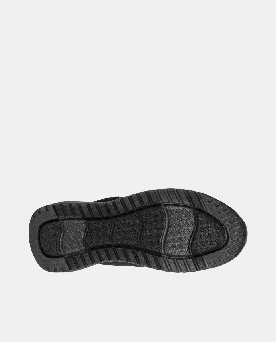 Imagen 3 de Bota mujer con collar de pelo - Skechers - Negro Negro