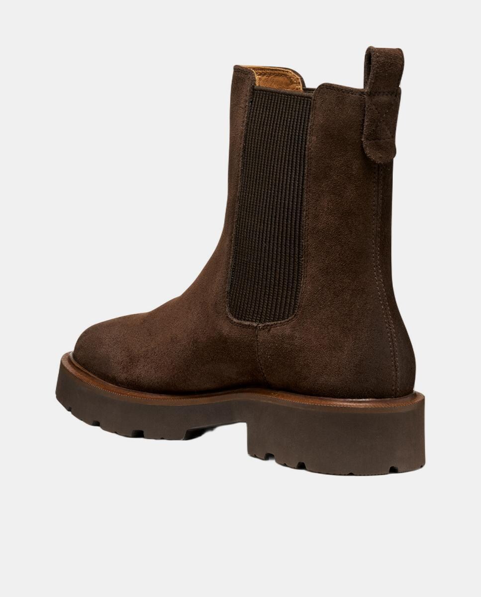 Botins Transpiráveis Castanho-escuro-2