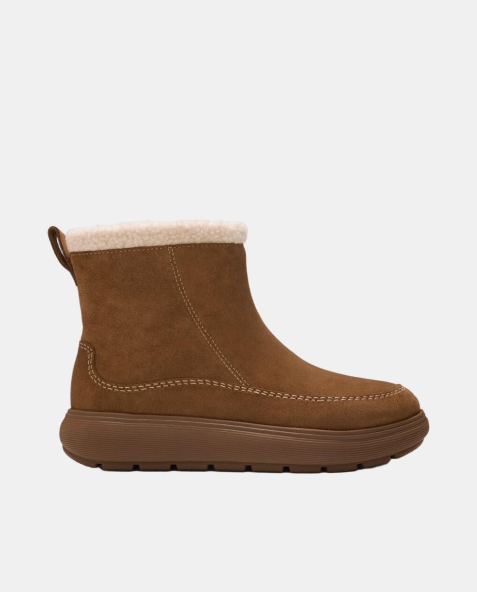 Imagem 0 de Botins em Pele Iqushion Comff com Dobra de Pelo de Borrego