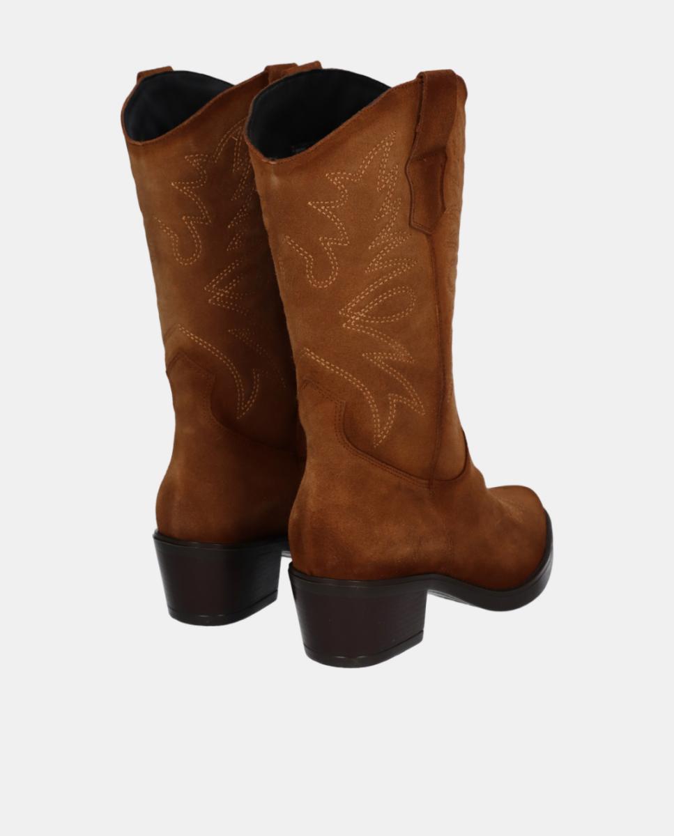 Botas Cowboy em Croute Couro-3