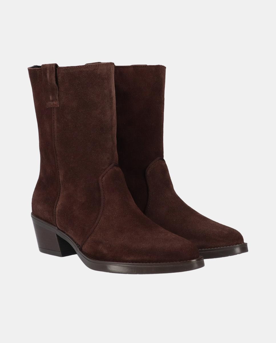 Botas de Cowboy Gaúchas em Croute Castanho-chocolate-2