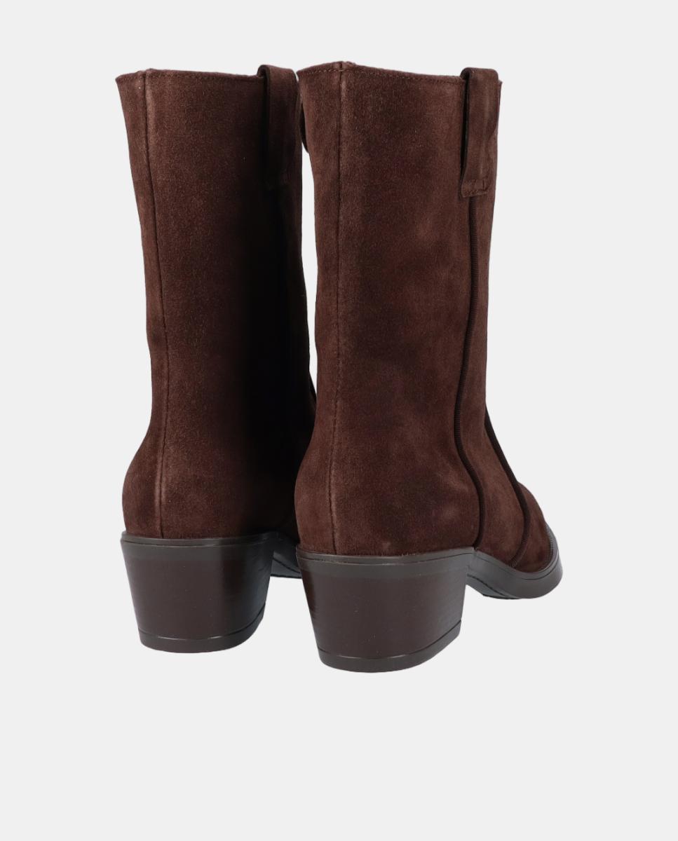 Botas de Cowboy Gaúchas em Croute Castanho-chocolate-3