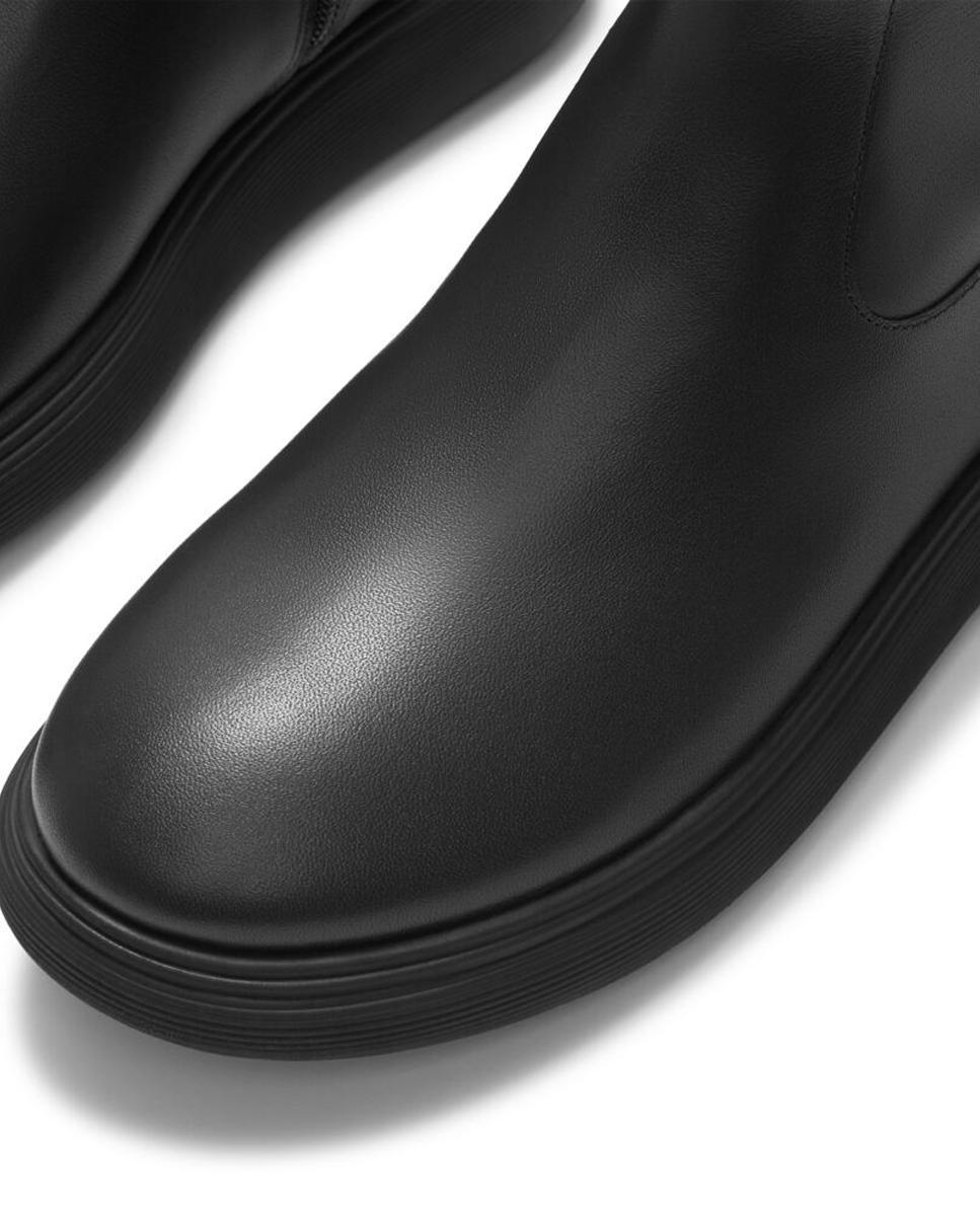 Bota de mujer de piel Iqushion Comff de caña alta - FitFlop - Negro Negro-2