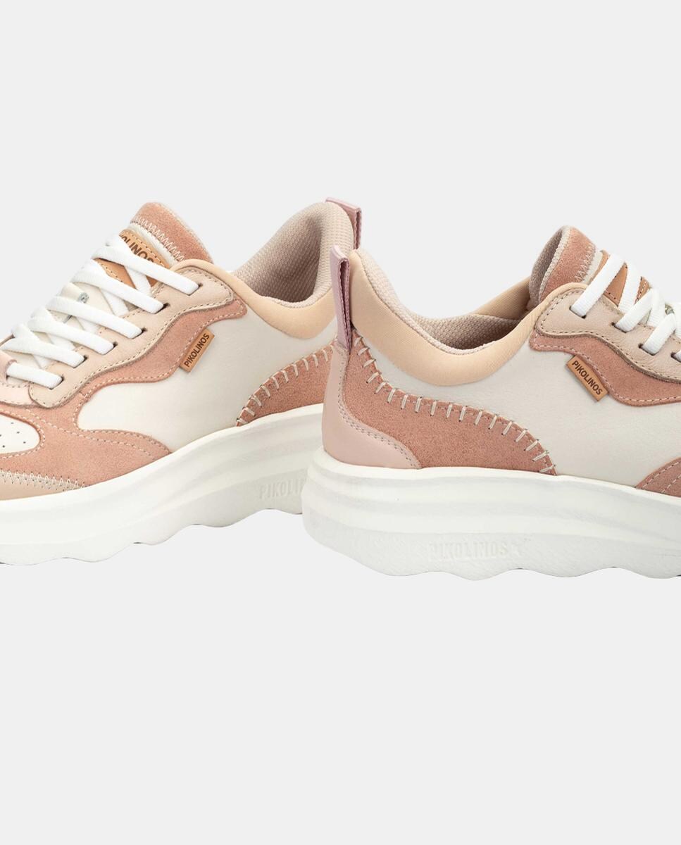 Sapatilhas em Pele - Branco Branco-4