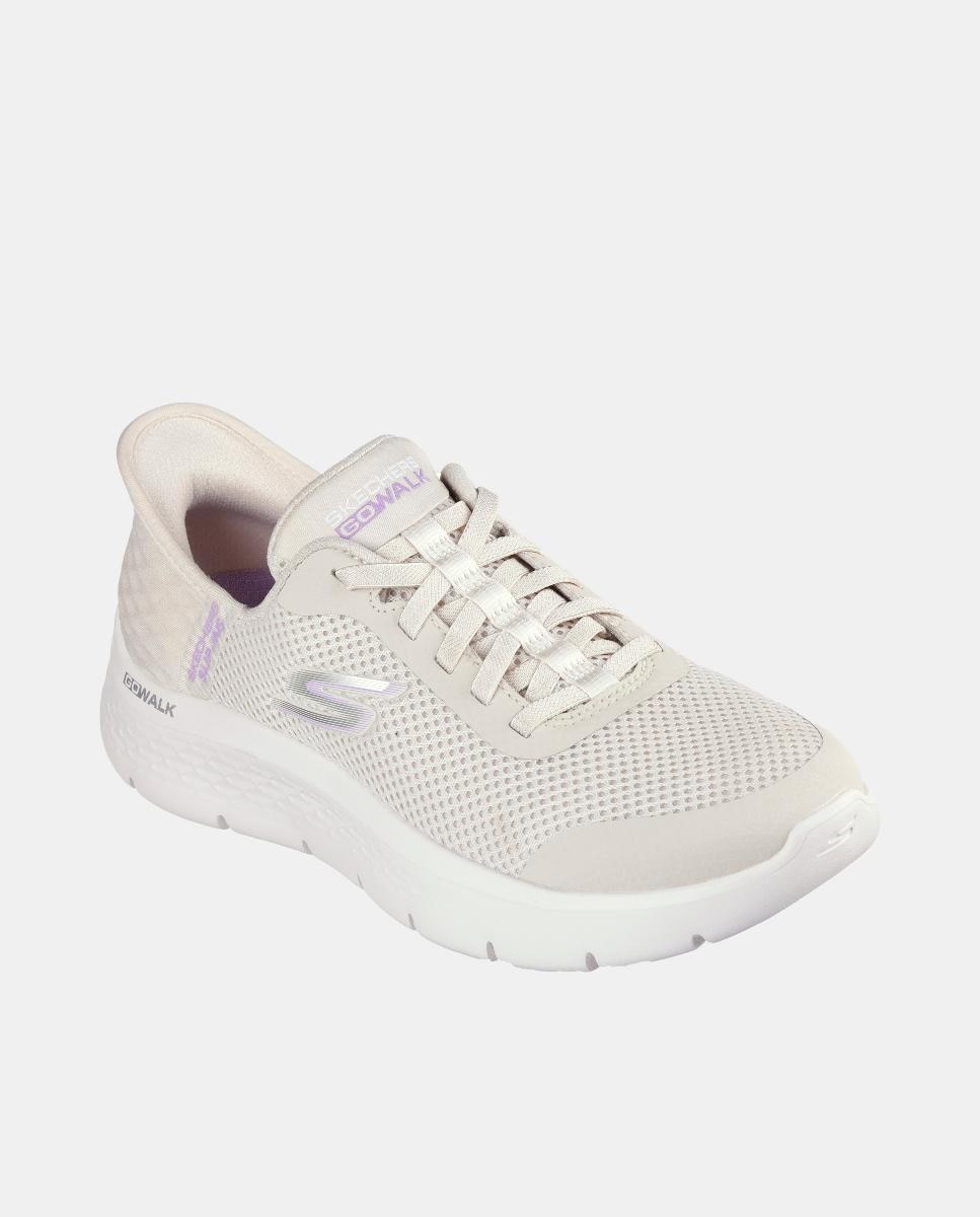 Sapatilhas com Tecnologia Slip in Natural-2