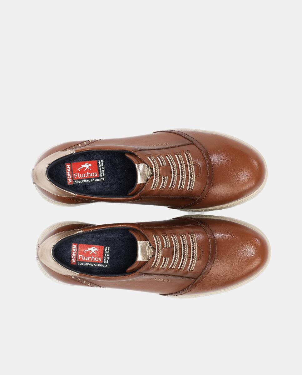 Sapatos em Pele com Cordão Couro-5