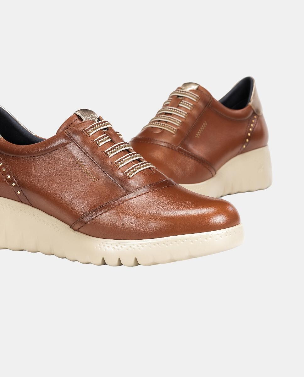 Sapatos em Pele com Cordão Couro-7