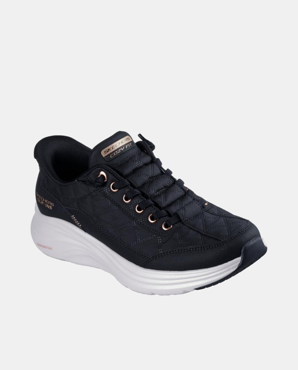 Sapatilhas Cozy Fit e Slip Ins Preto mate-3