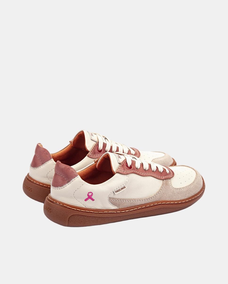 Sapatilhas em Pele Barefoot Unissexo - Branco Branco-3