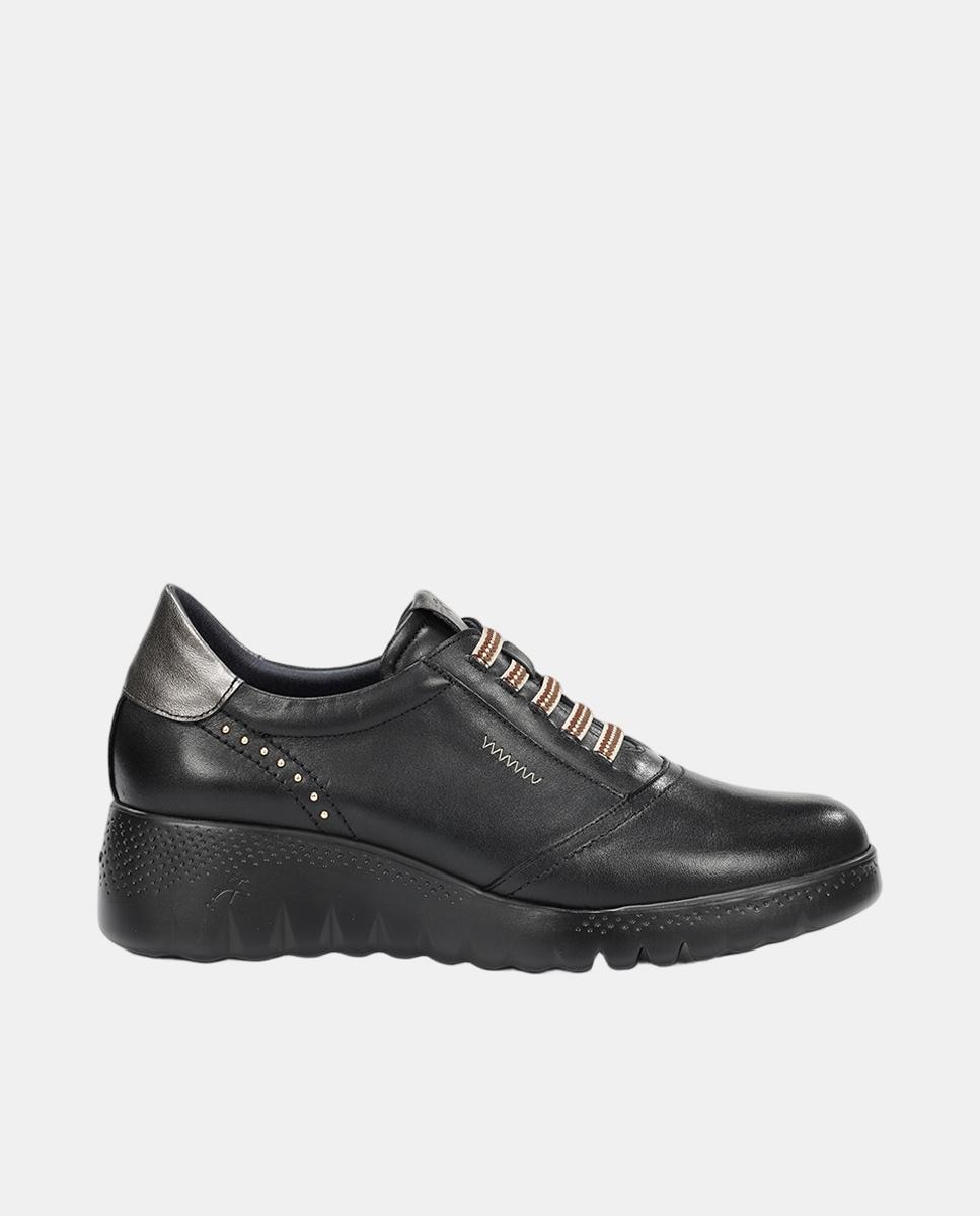 Imagem 0 de Sapatos em Pele com Fecho de Elásticos