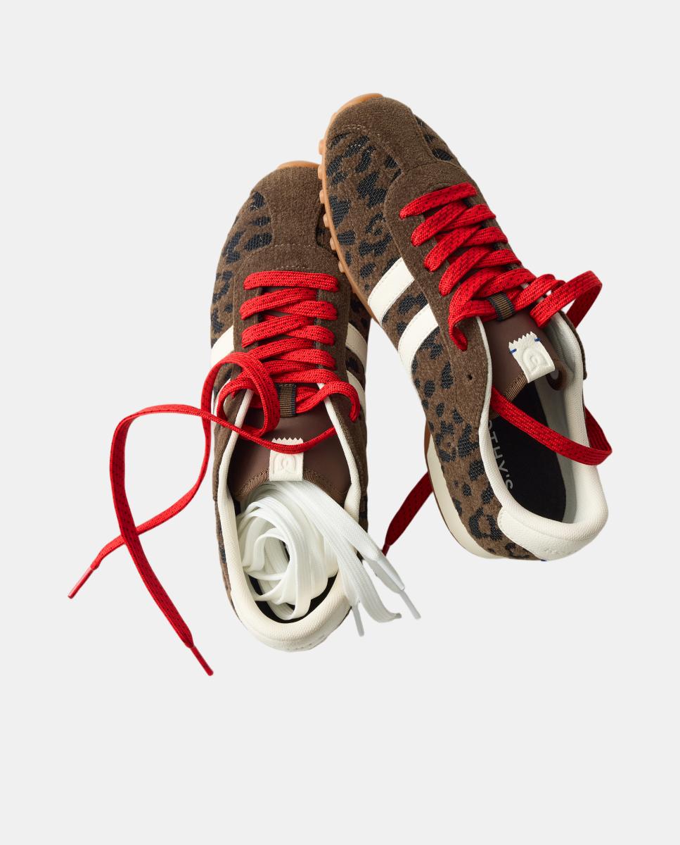 Sapatilhas Ivy com Design Retro e Tecido de Malha Multicolor-5
