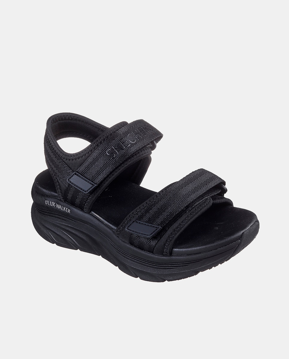 Sandálias Max Cushion com Velcro Duplo Preto-1
