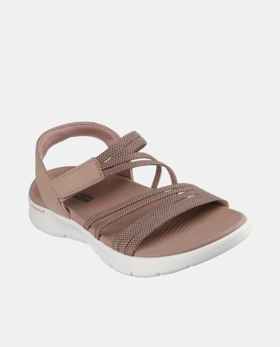 Sandálias Desportivas com Ajuste de Velcro Bege-3