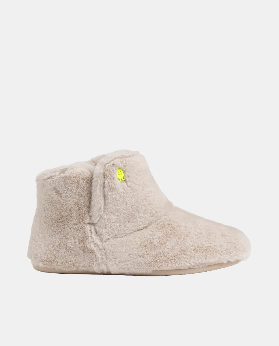 HOT POTATOES ABTENAU, Pantofole Donna, Gris, 36 EU