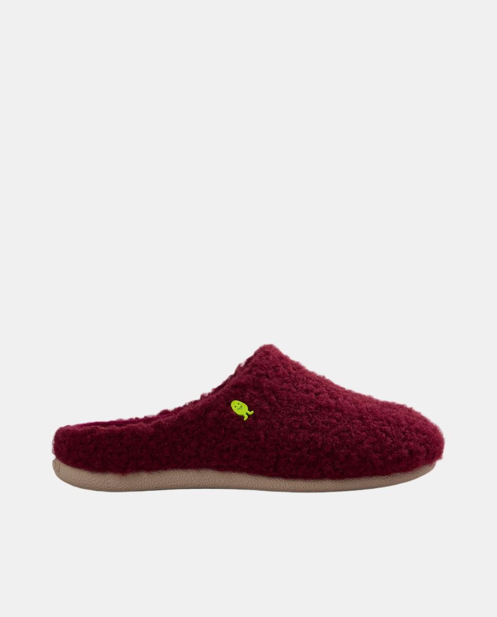 Imagen 1 de Zapatillas de casa pelo borreguito - Hot Potatoes - Rojo oscuro Rojo oscuro