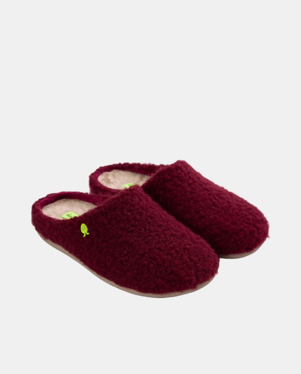 Imagen 3 de Zapatillas de casa pelo borreguito - Hot Potatoes - Rojo oscuro Rojo oscuro