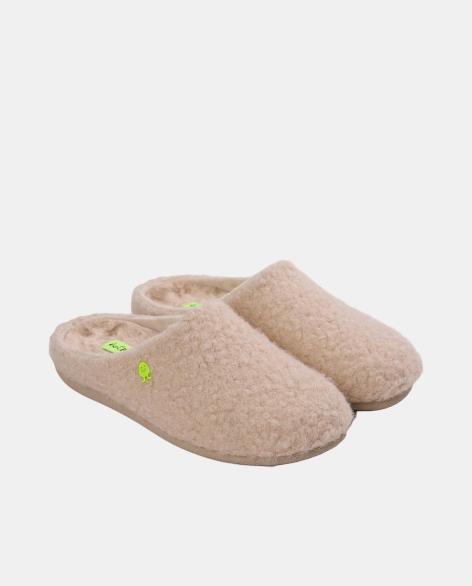 Imagen 2 de Zapatillas de casa pelo borreguito - Hot Potatoes - Beige Beige