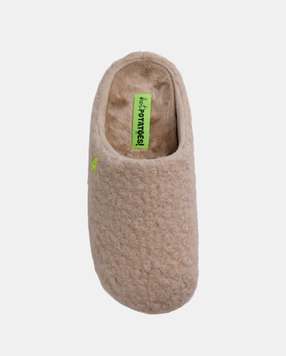 Imagen 3 de Zapatillas de casa pelo borreguito - Hot Potatoes - Beige Beige