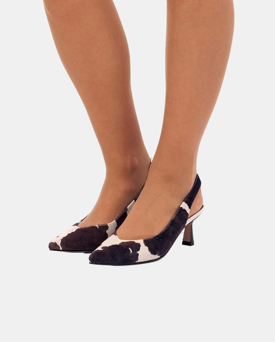 Zapatos de tacón destalonados para mujer - Mustang - Marrón piedra Marrón piedra-3