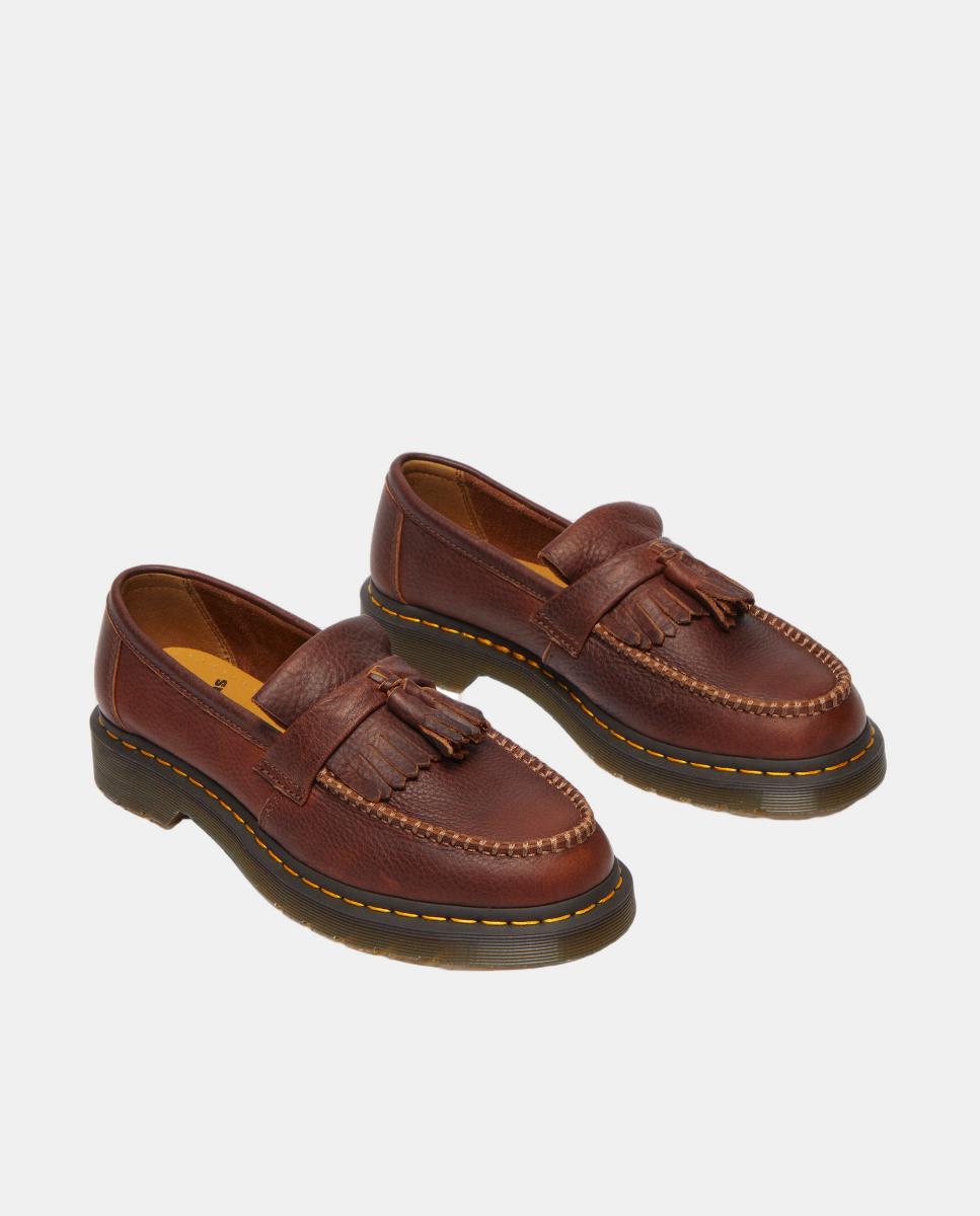 Mocassins Adrian em Pele Ambassador Castanho caramelo-3