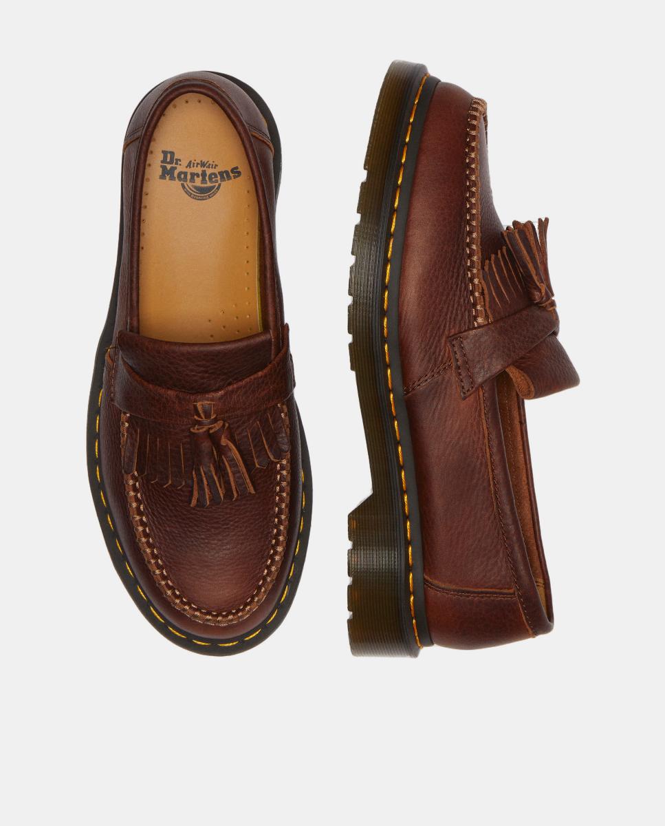 Mocassins Adrian em Pele Ambassador Castanho caramelo-6