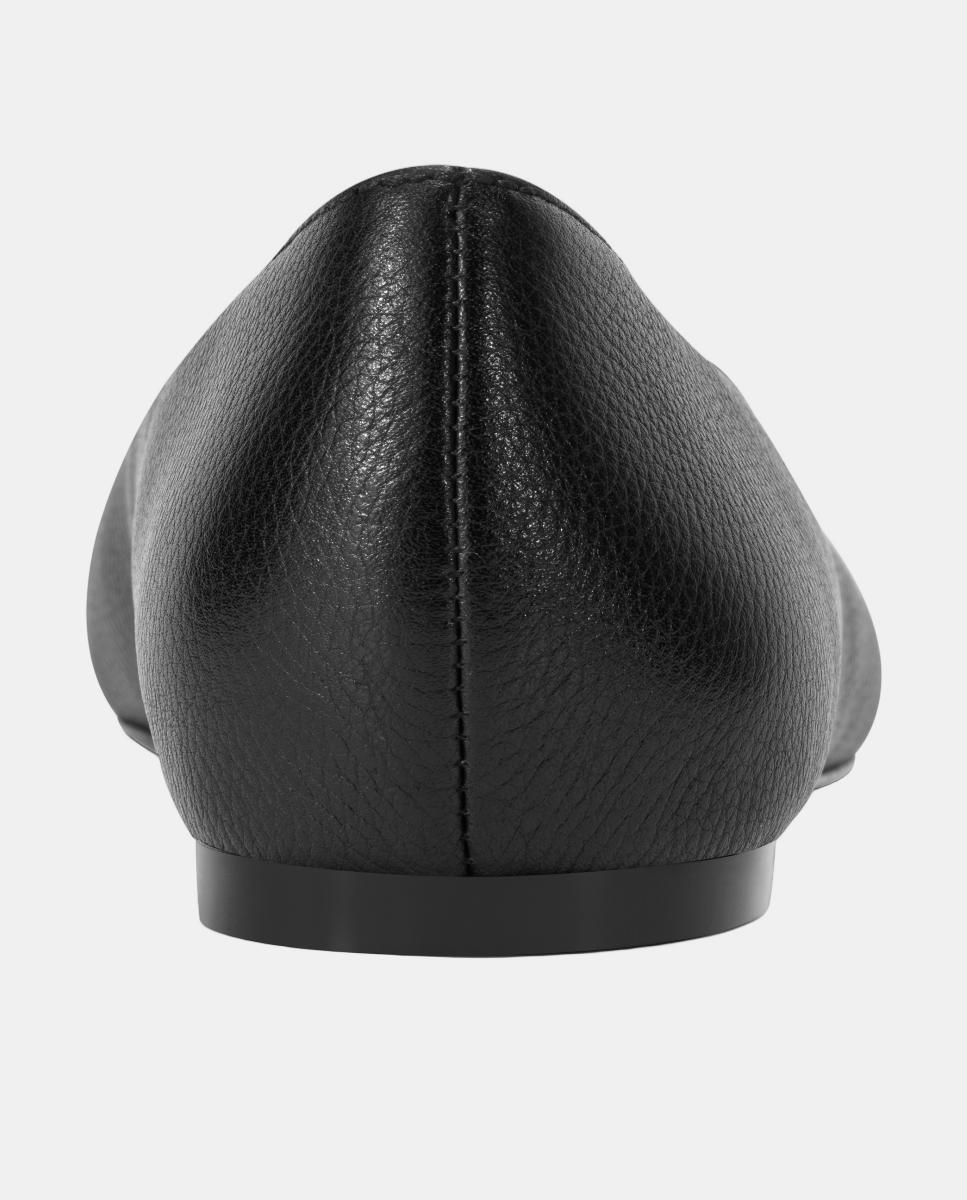 Sapatos Rasos Tipo Sabrinas Preto-4