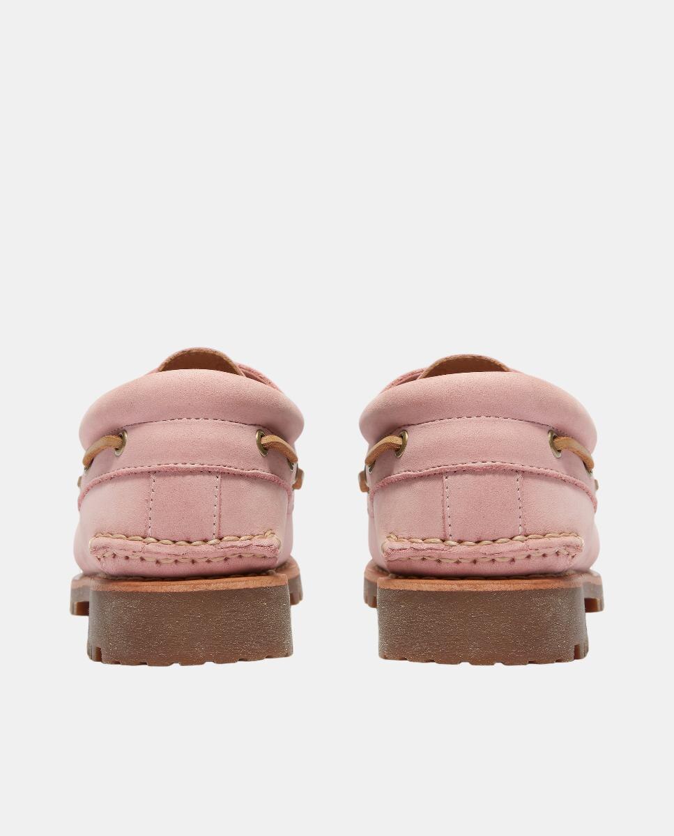 Náuticos de 3 Ilhós Cosidos à Mão Authentic Rosa-claro-5