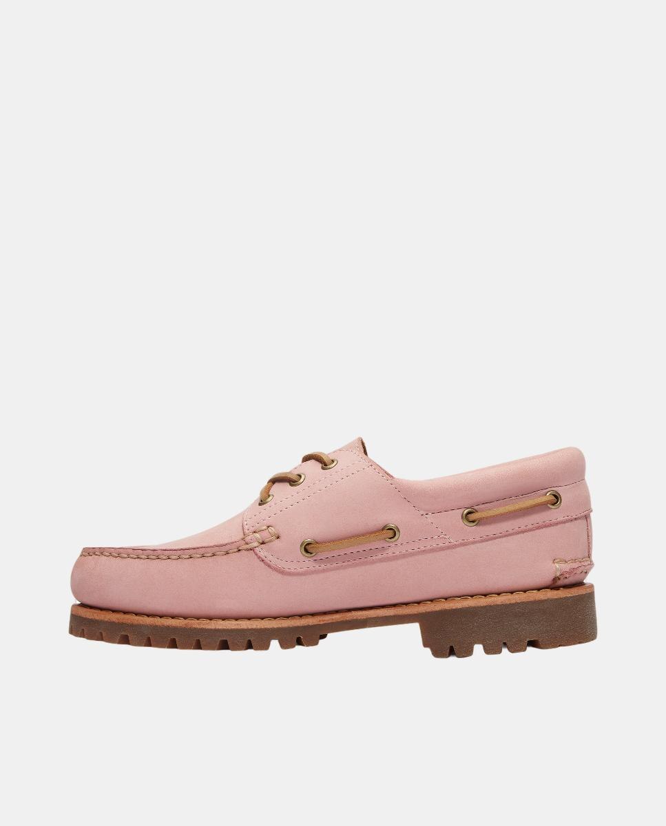 Náuticos de 3 Ilhós Cosidos à Mão Authentic Rosa-claro-6