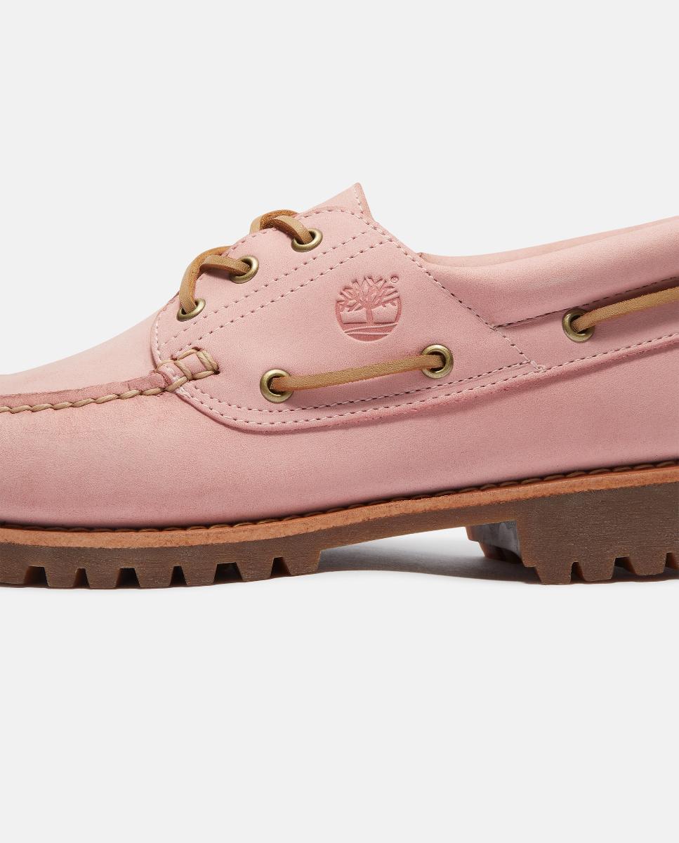 Náuticos de 3 Ilhós Cosidos à Mão Authentic Rosa-claro-7