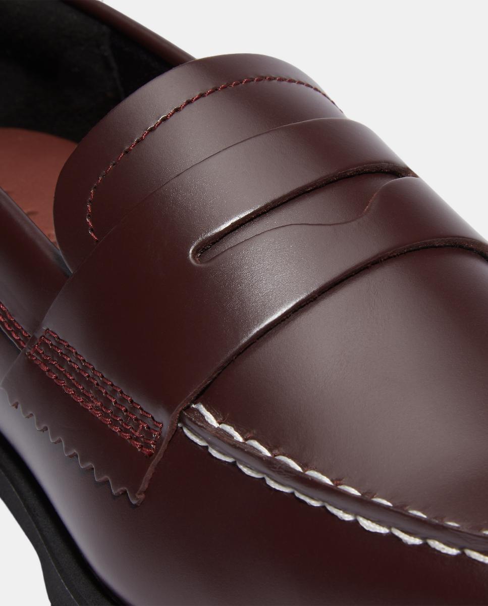 Mocassins Ligeiros Noreen Vermelho/Grená-8