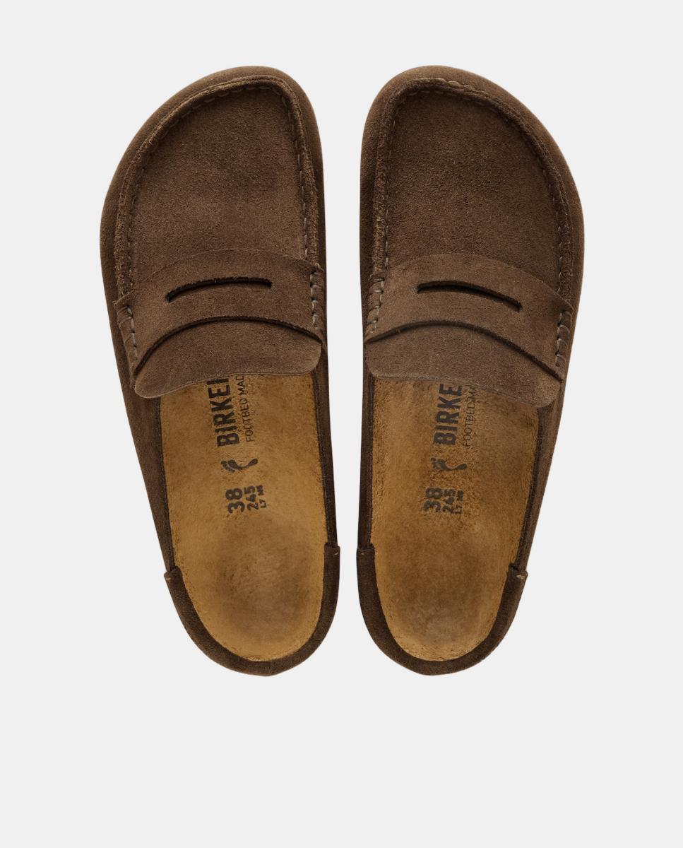 Mocasin de mujer en ante - Birkenstock - Marrón oscuro Marrón oscuro-2