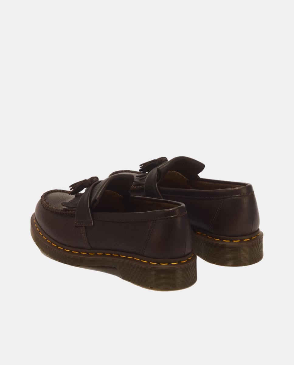 Mocasines adrian de hombre yellow stich de piel ambassador - Dr. Martens - Marrón oscuro Marrón oscuro-3