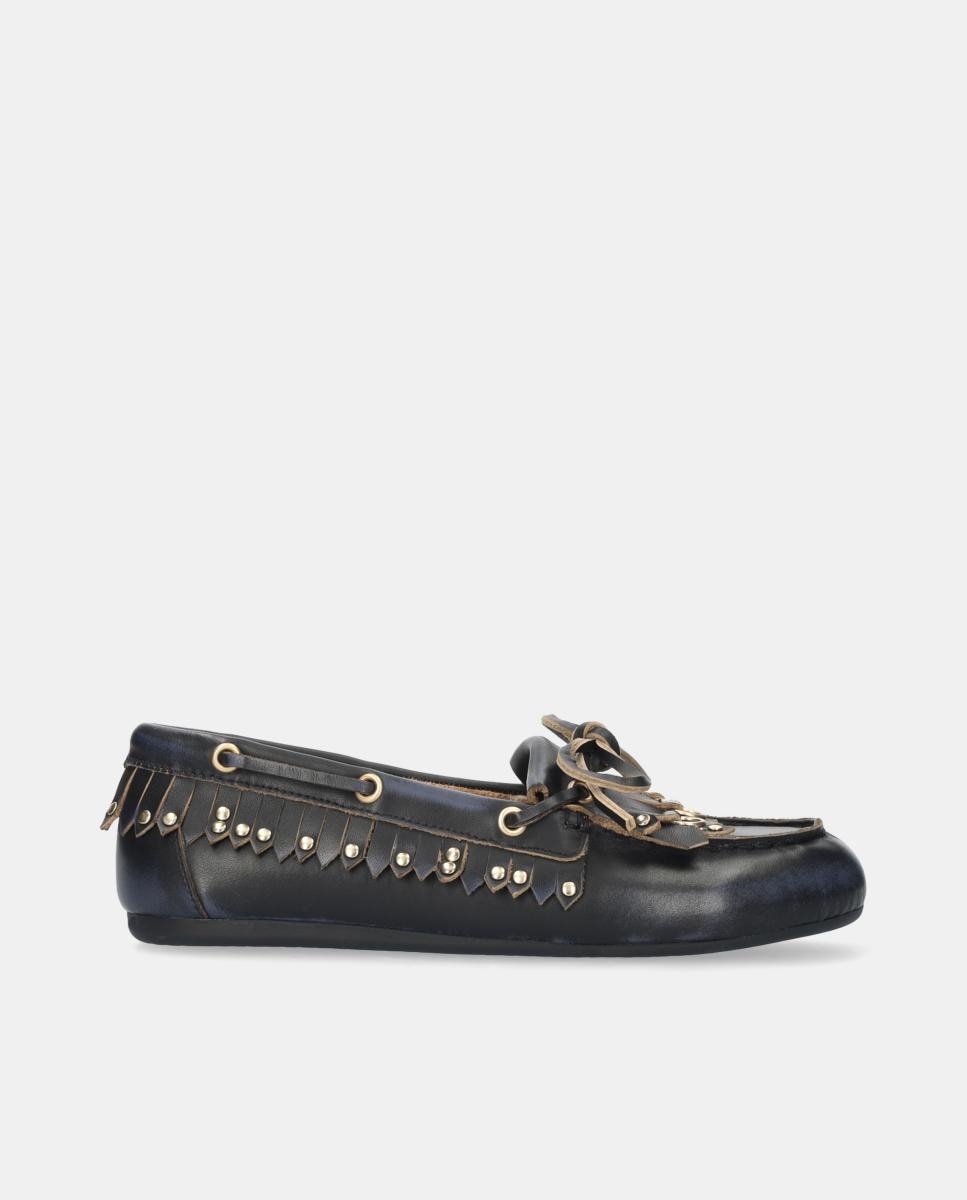 Imagem 0 de Mocassins em Pele com Franjas