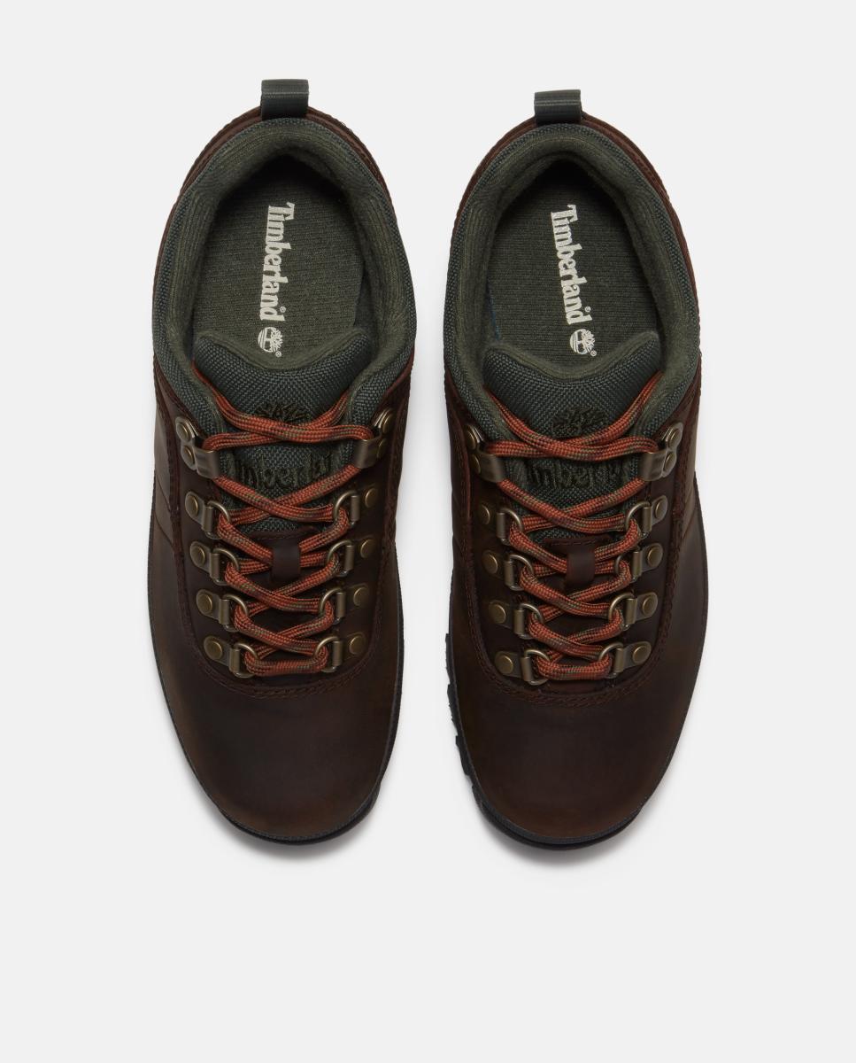 Sapatos com Atacadores Euro Hiker em Pele Castanho-escuro-2