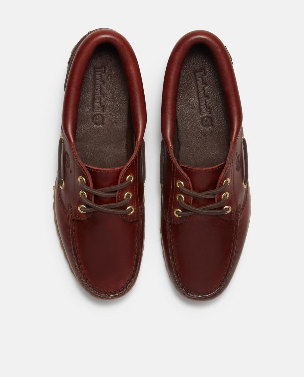 Náuticos Authentic em Pele Vermelho/Grená-3