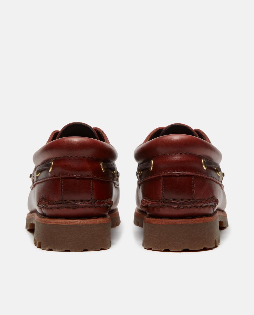 Náuticos Authentic em Pele Vermelho/Grená-5