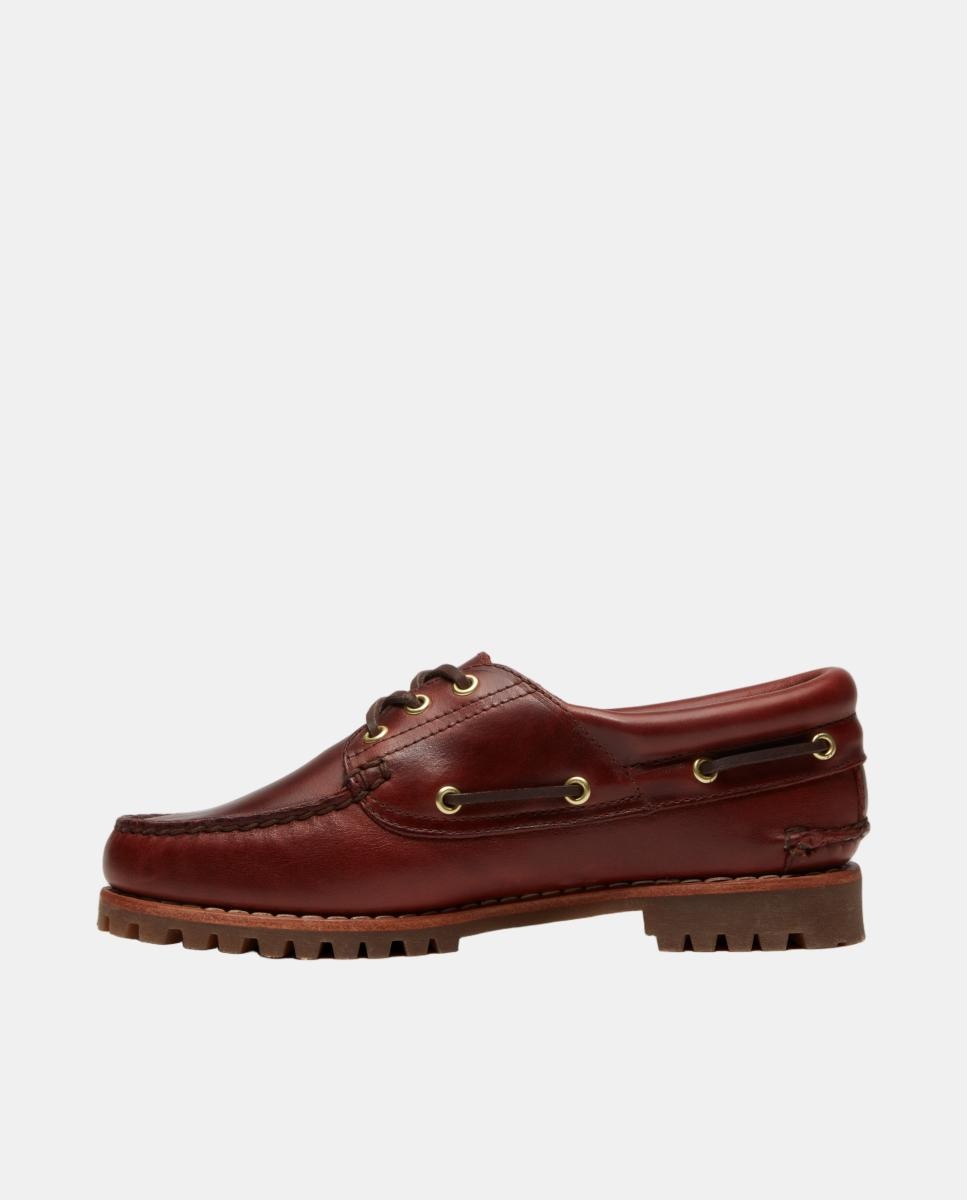 Náuticos Authentic em Pele Vermelho/Grená-6