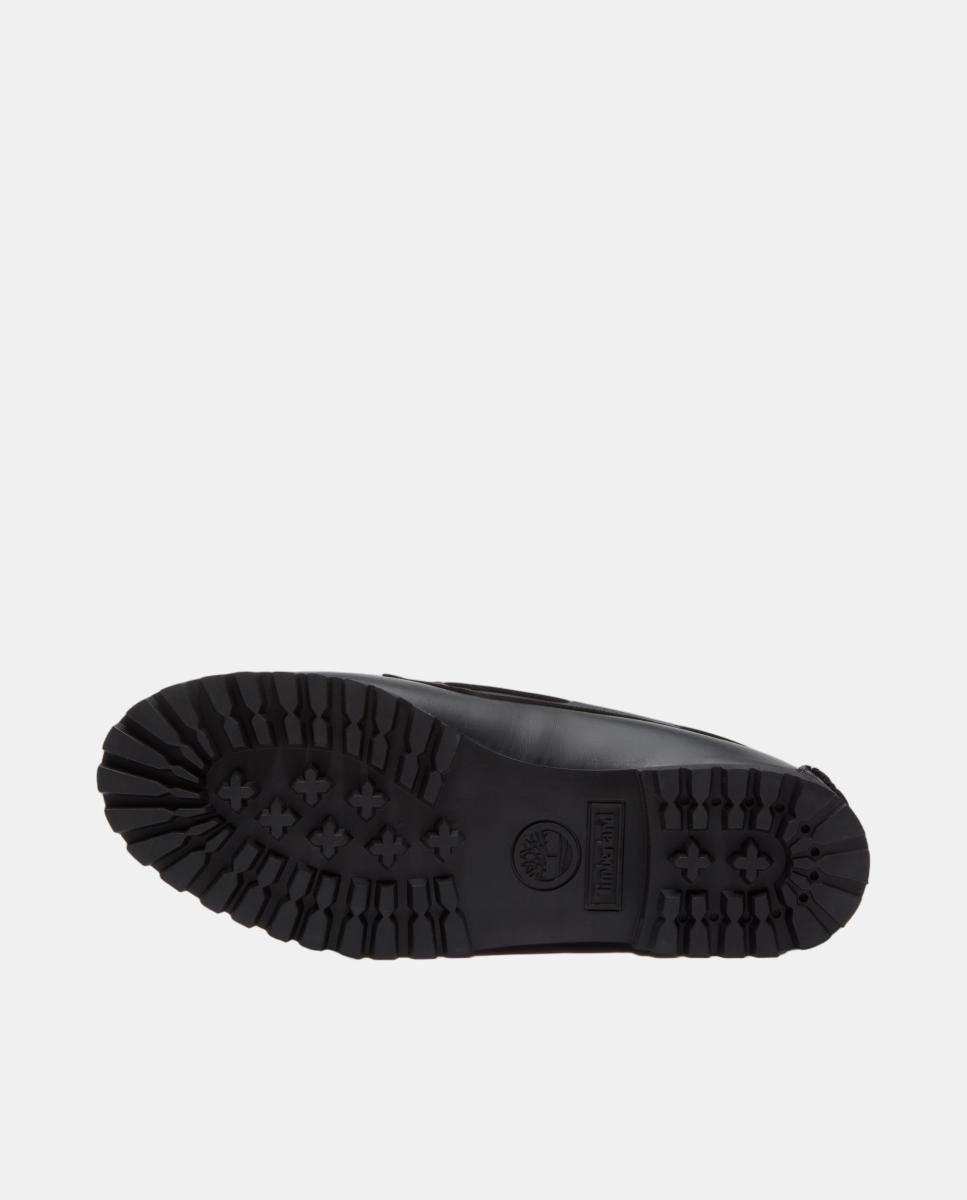 Mocassins com Borlas Authentic em Pele Preto-3