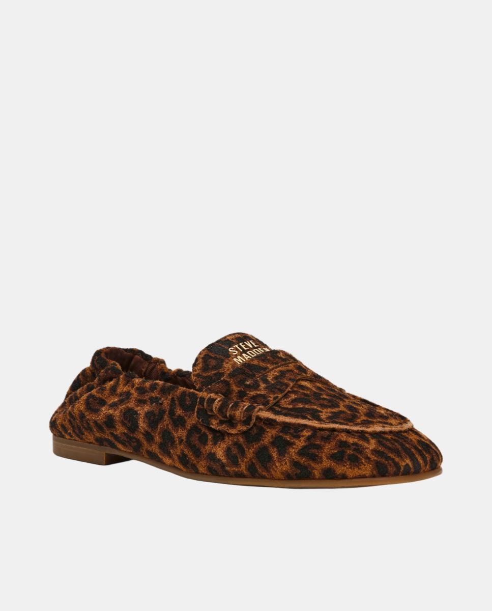 Mocasín slipper newbury mujer de ante y fruncido - Steve Madden - Marrón oscuro Marrón oscuro-2