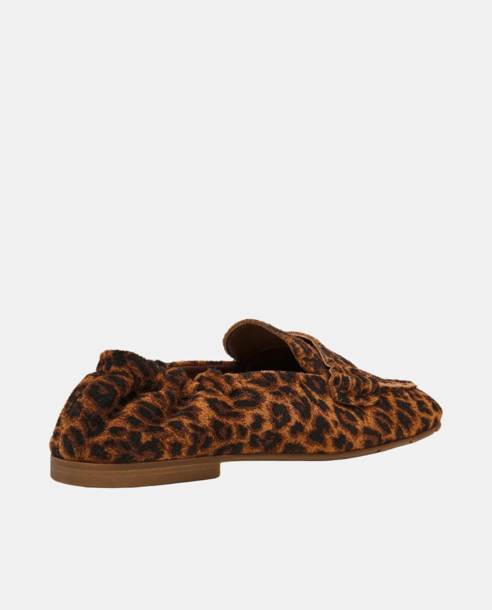 Mocasín slipper newbury mujer de ante y fruncido - Steve Madden - Marrón oscuro Marrón oscuro-3