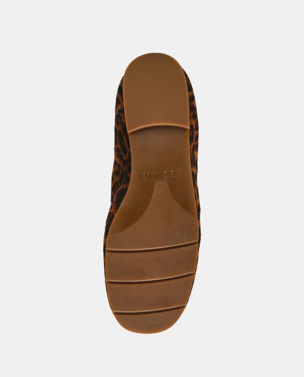 Mocasín slipper newbury mujer de ante y fruncido - Steve Madden - Marrón oscuro Marrón oscuro-7