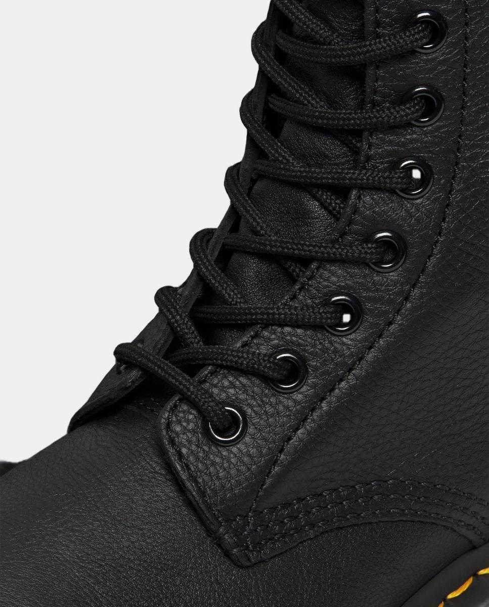 Botas 1460 Pascal em Pele Preto-7