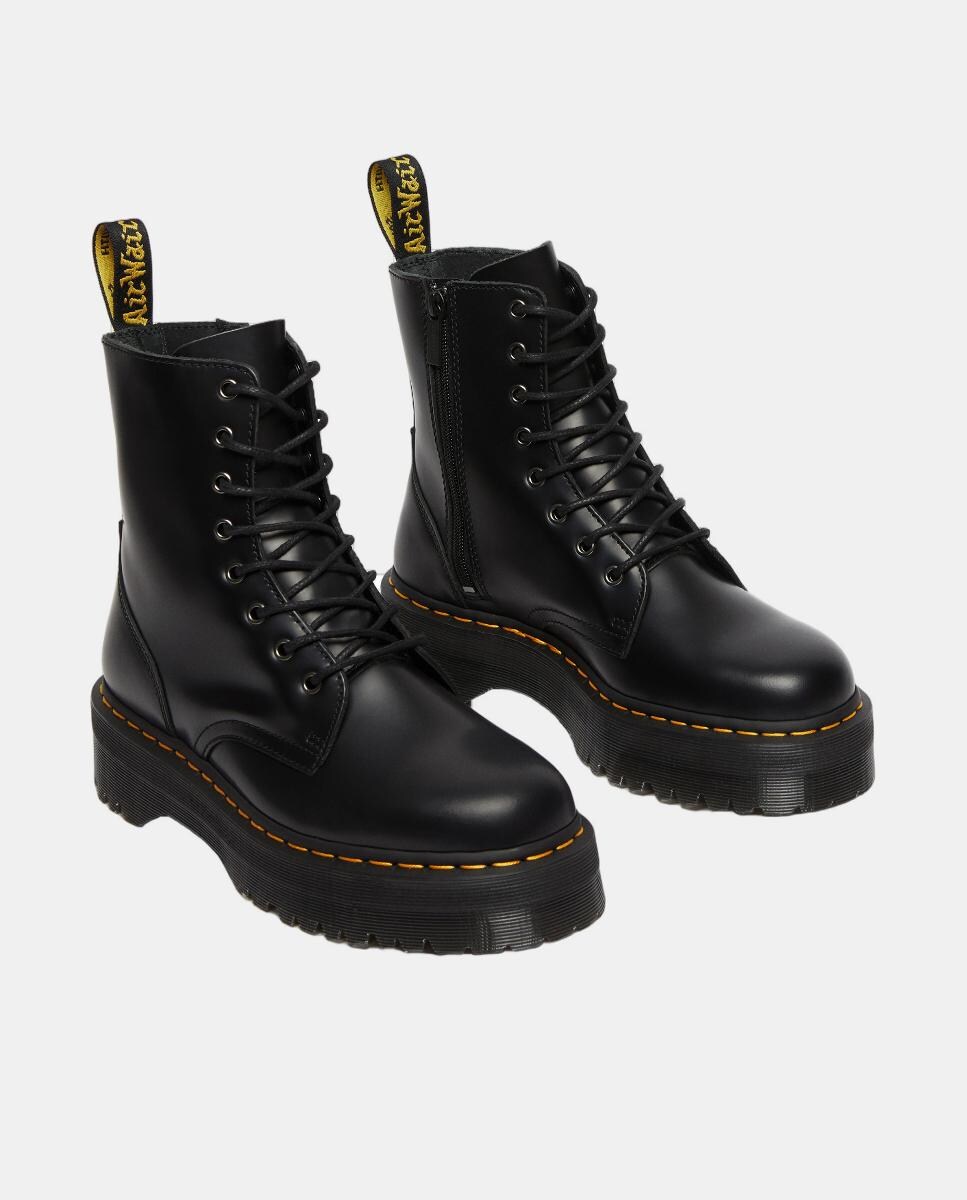 Botas Jadon em Pele Preto-4