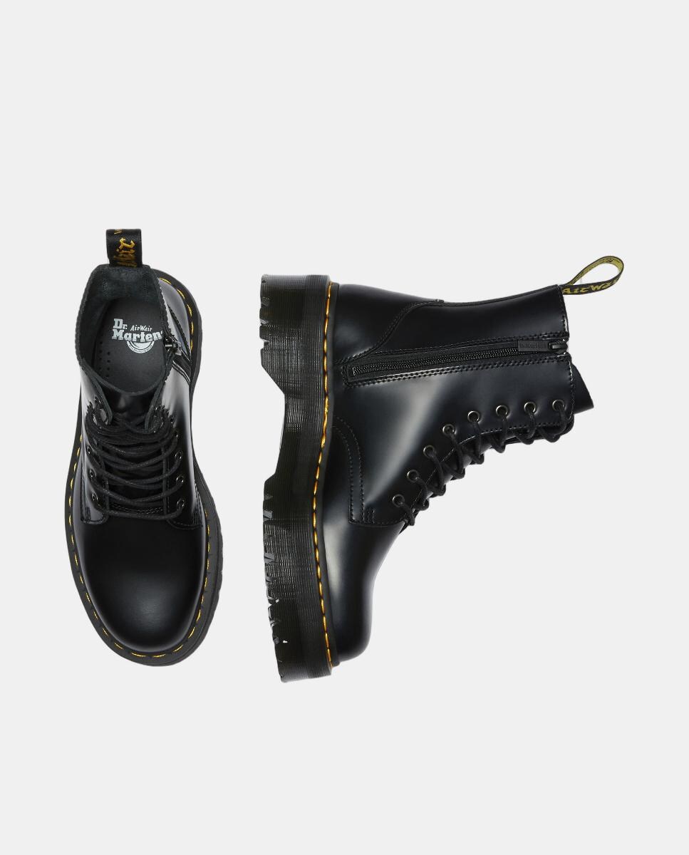 Botas Jadon em Pele Preto-7