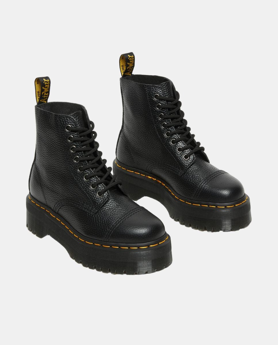 Botas Sinclair em Pele Preto-2